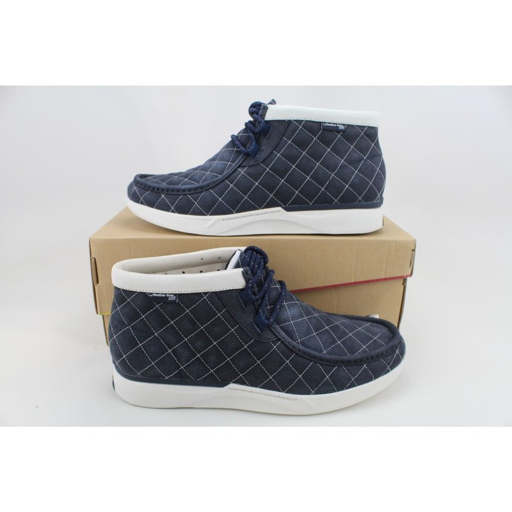 Men's 26104364 Tawyer Gray Navy Leather - Picture 2 of 8